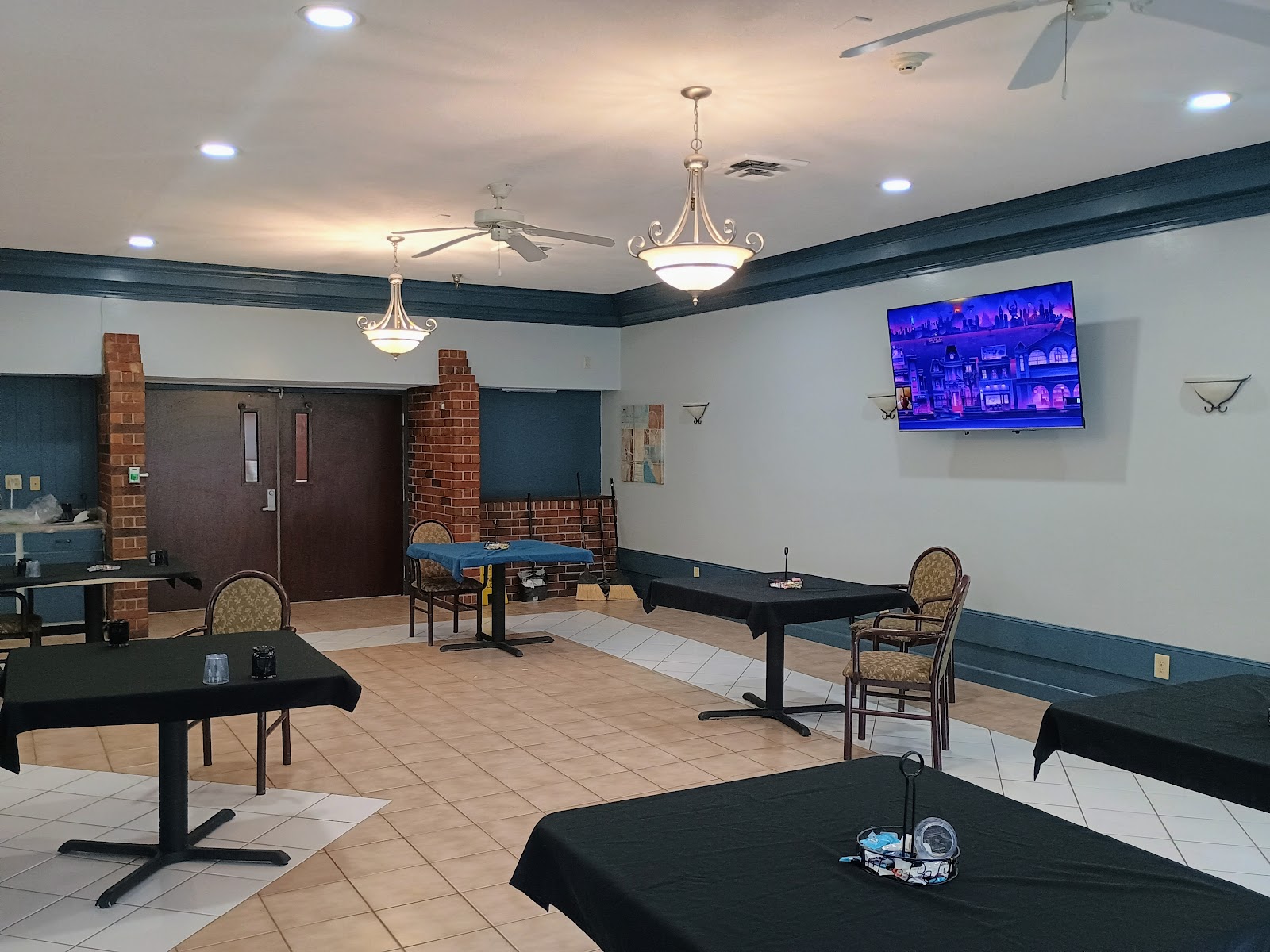 Commercial banquet hall — drywall and painting by Smooth Finish